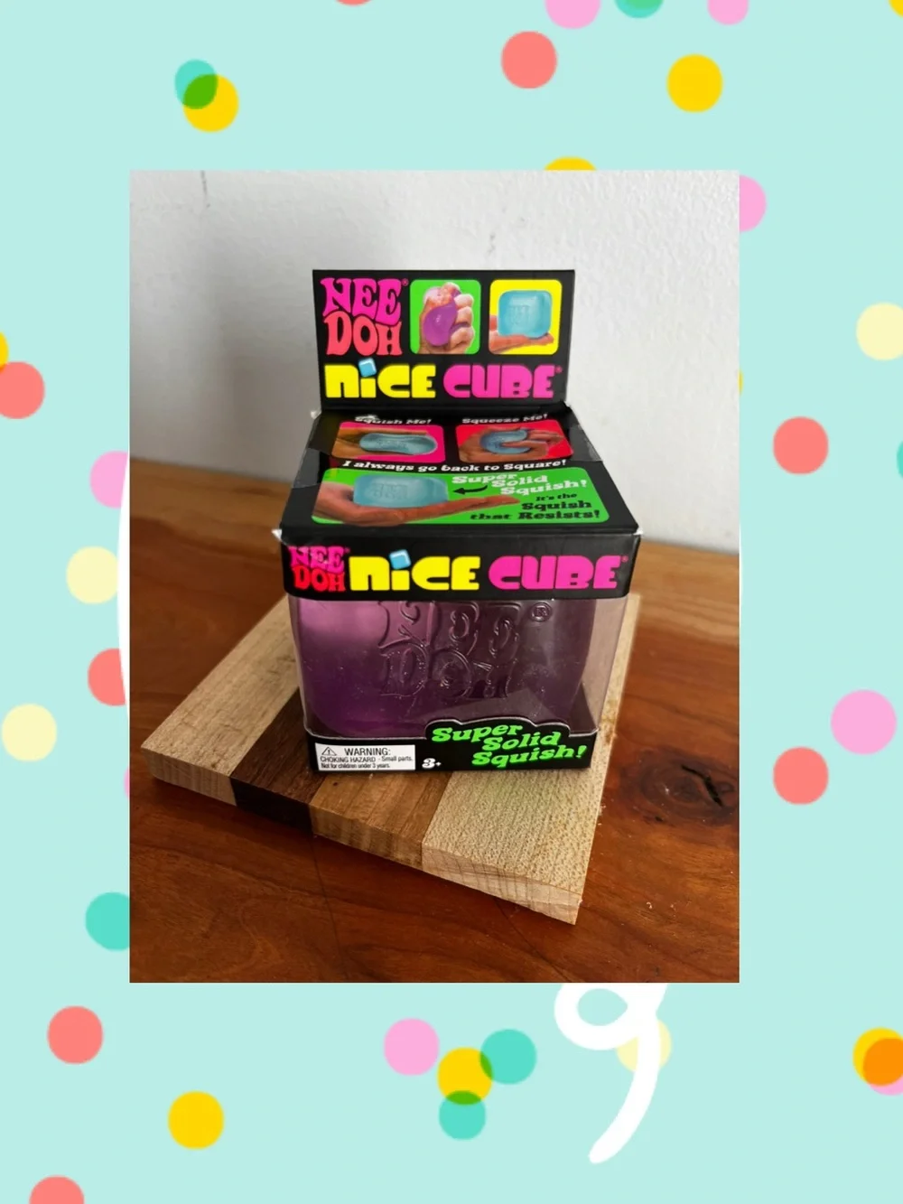 Nice Cube Super Solid Squish Needoh - Purple 💜